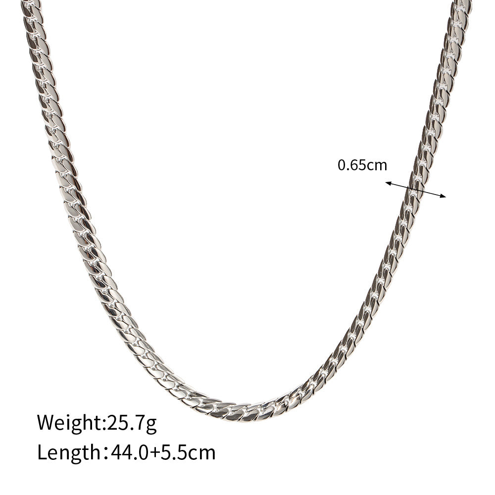 18K Fashion Simple Design Versatile Necklace