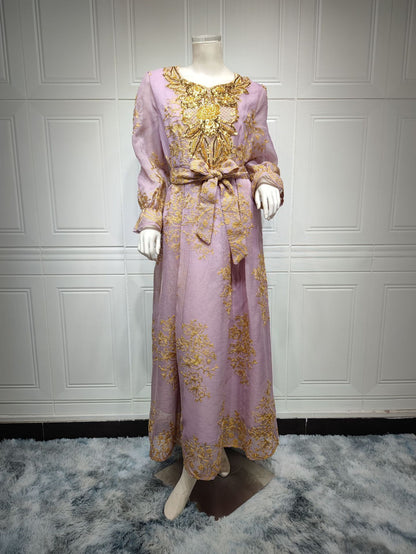 Women's Embroidery Applique Dress