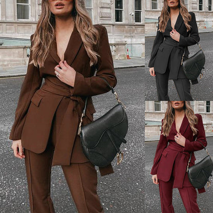 Women's Commuting Fashionable Suit Set