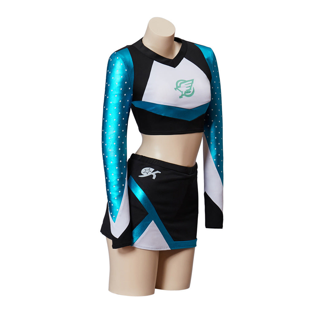 Women's Dance Skirt Hot Football Cheerleader Costumes Suit