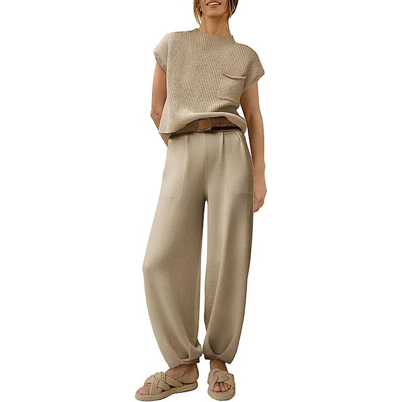 Women's Two-piece Sweater Suit