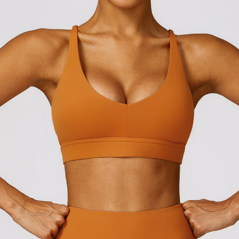 Soutien-gorge de sport antichoc pour femme, vêtements de yoga et de course à pied