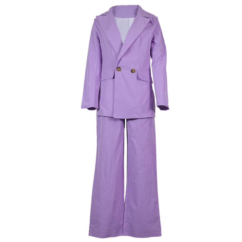 Women Clothing Autumn Loose Two-Piece Suit Suit Women