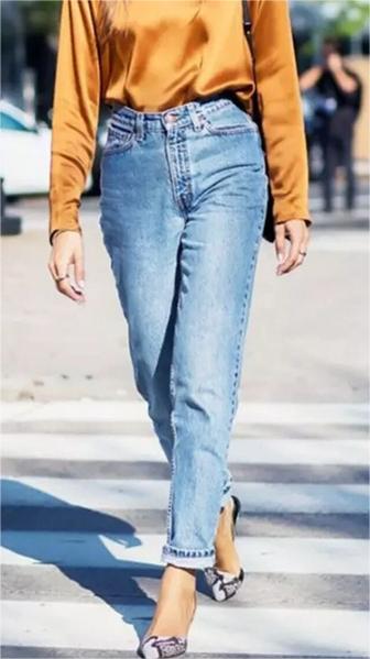 Autumn Winter New Women Pants plus Size Fashion Denim Loose Trousers Straight Pants