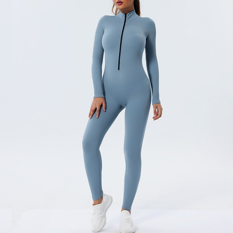 Vêtements de Yoga une pièce sans couture à séchage rapide, combinaison de sport pour femmes, danse serrée, Fitness, body, pantalon de Yoga