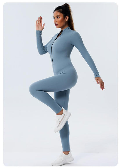 Vêtements de Yoga une pièce sans couture à séchage rapide, combinaison de sport pour femmes, danse serrée, Fitness, body, pantalon de Yoga