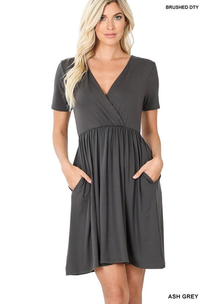 Robe surplis en tissu doux brossé DTY