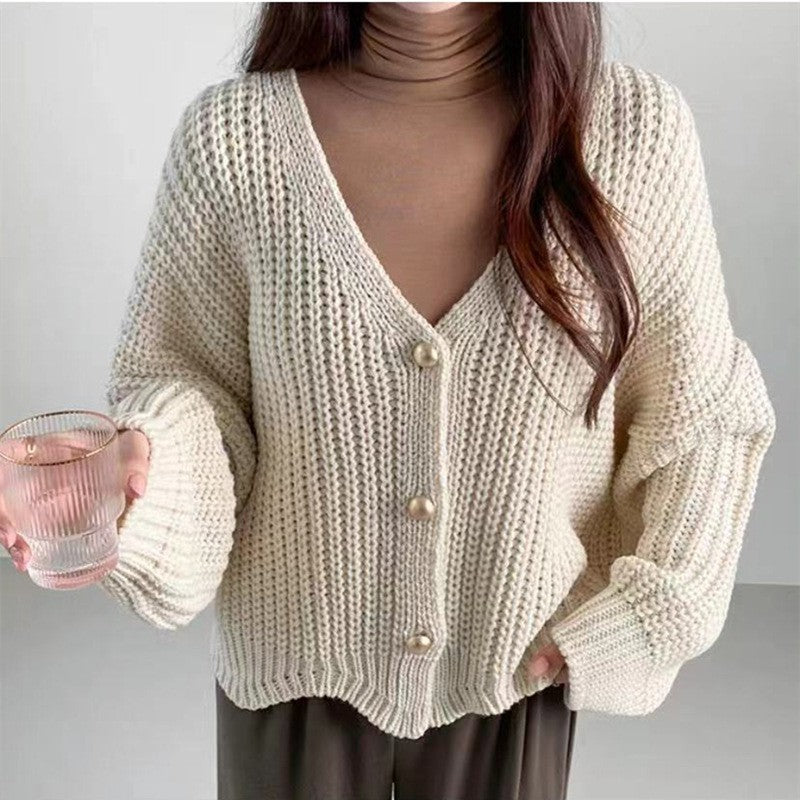 Pull Cardigan Automne Et Hiver Nouveau Pull Minceur Ample