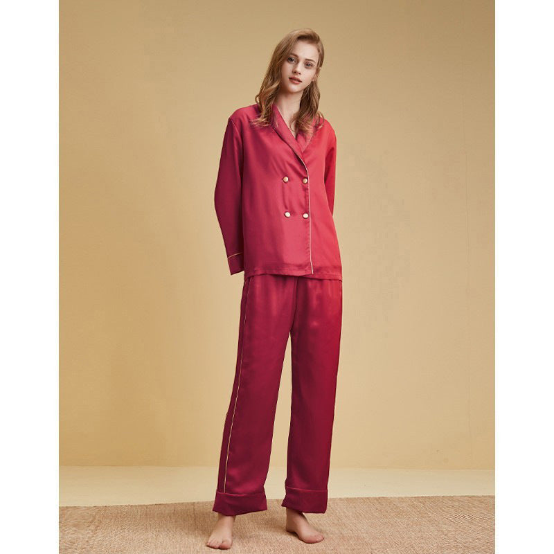 Women's Fashion Velvet Pajamas Set