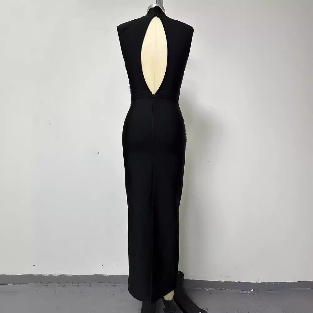 Robe une pièce à bandes pour femmes, mode rétro