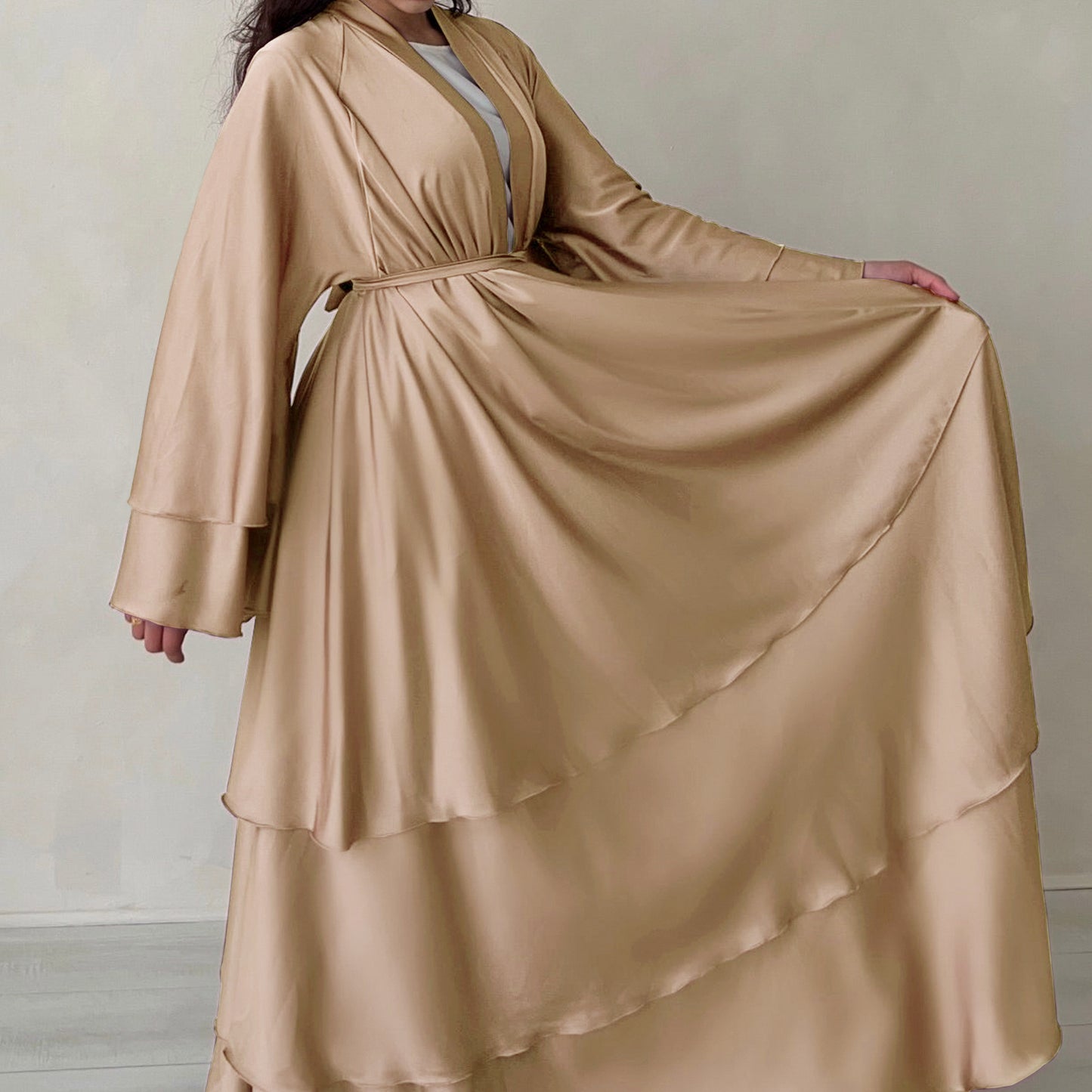 Robe Cardigan élégante et exquise, dubaï, moyen-orient, turquie, dubaï