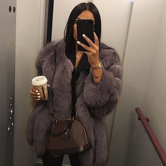 Artificial Fur Coat Jacket