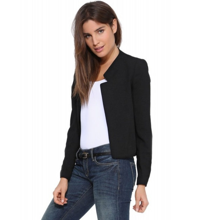 Frühling Herbst Neue Mode frauen Kurzen Blazer Mantel Candy Farbe Casual Anzug Blazer und Jacke Solide Schlanke Weibliche Blazer 