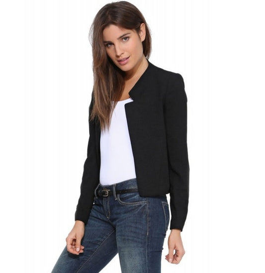 Frühling Herbst Neue Mode frauen Kurzen Blazer Mantel Candy Farbe Casual Anzug Blazer und Jacke Solide Schlanke Weibliche Blazer 