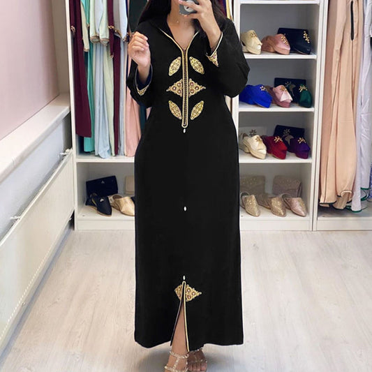 Frauen Langes Kleid Dubai Abaya Mode Hijab