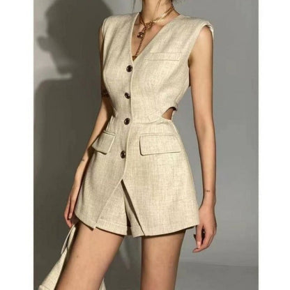 Costume haut de gilet pour dames à la mode