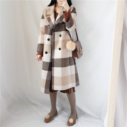 Women's double-sided cashmere coat