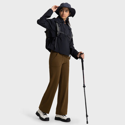 Trench court coupe-vent, imperméable et respirant pour femme détachable