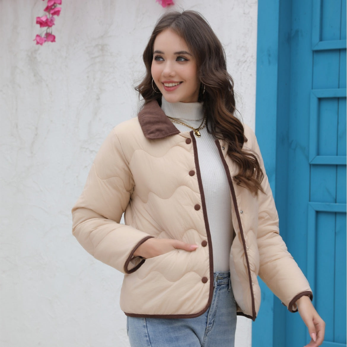 Cotton Coat Lightweight Cotton Jacket Classic Style