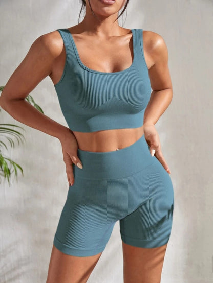 Yoga Kleidung Shorts Sport Anzug Frauen