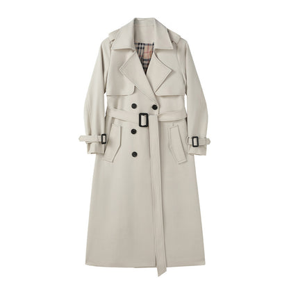 Trench-coat mi-long tendance pour femme