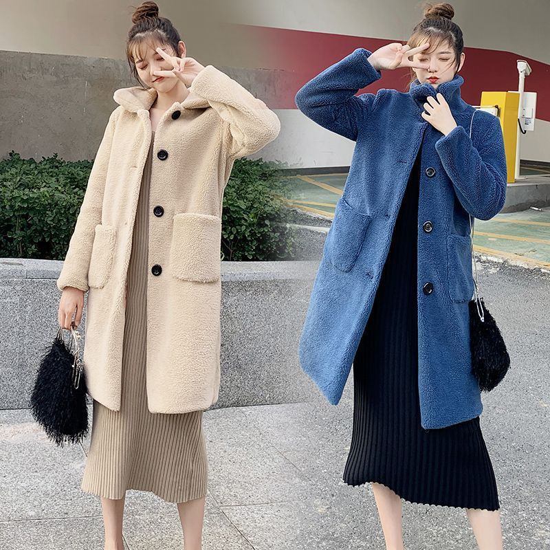 Fur Korean Style Particle Short Coat Overcoat Women