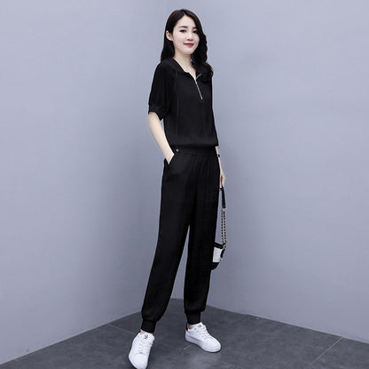 Women's Younger Fashion Two-piece Sports Suit