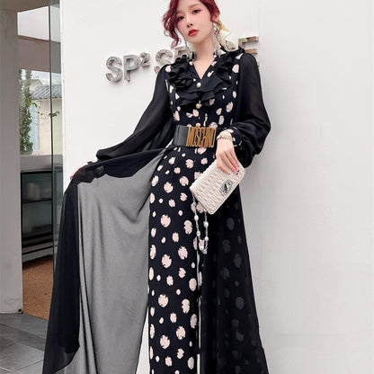 Women's Fashion Casual Chiffon Jumpsuit