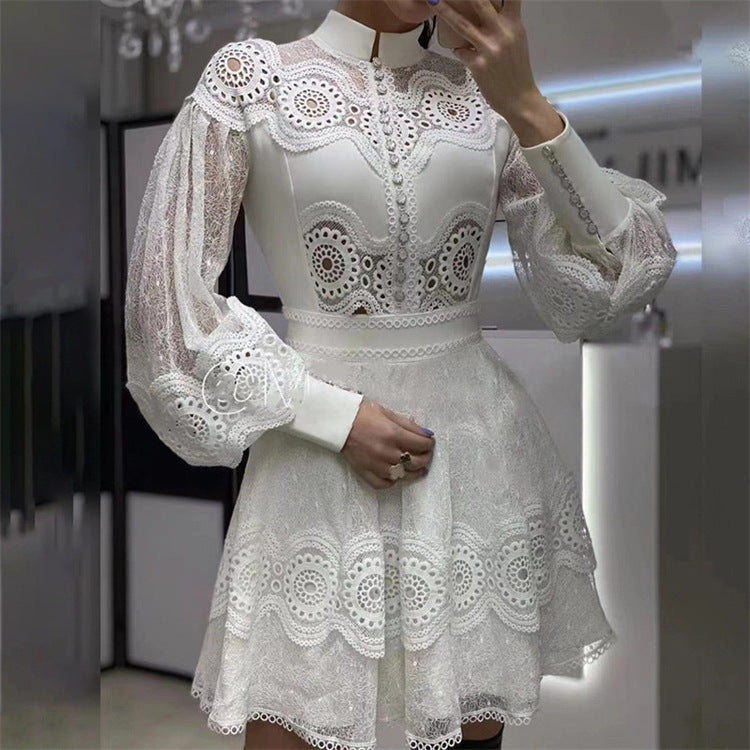 Robe en dentelle sexy à la mode pour femmes