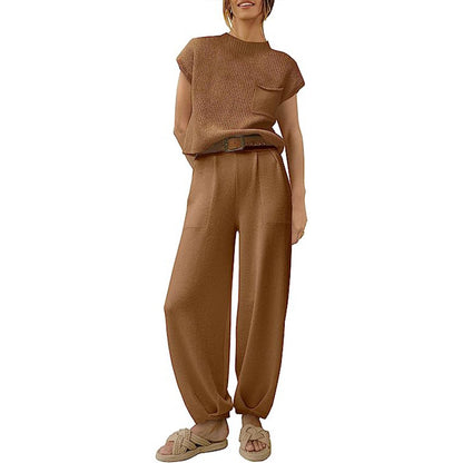 Women's Two-piece Sweater Suit