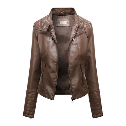 Veste slim pour femme, manteau fin pour printemps et automne