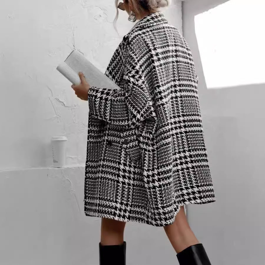 Autumn And Winter New Thickened Woolen Coat