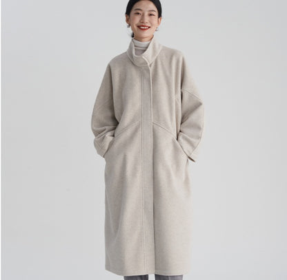 Women's Woolen Overcoat Long Coat