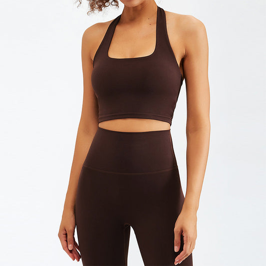 Yoga-Top für Damen, bequeme Sport-Nylon-Trainingskleidung