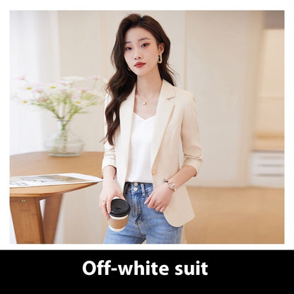 Temperament Office Wear Sense Fashion Slim-fitting Suit Top