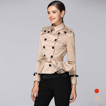 chemisier court manteau femme