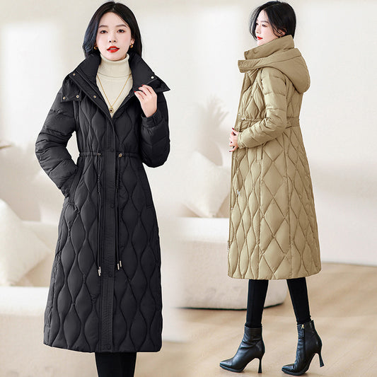 Thickened Cinched Western Style Slim Fit Coat