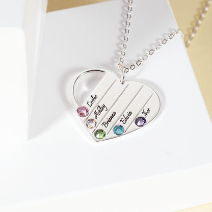 S925 Silver Fashionable Noble Heart Shape Customizable Name Design Light Luxury Wind Necklace