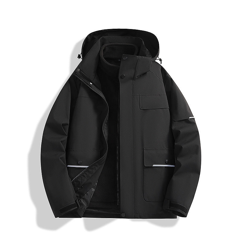 Veste coupe-vent et imperméable 3 en 1