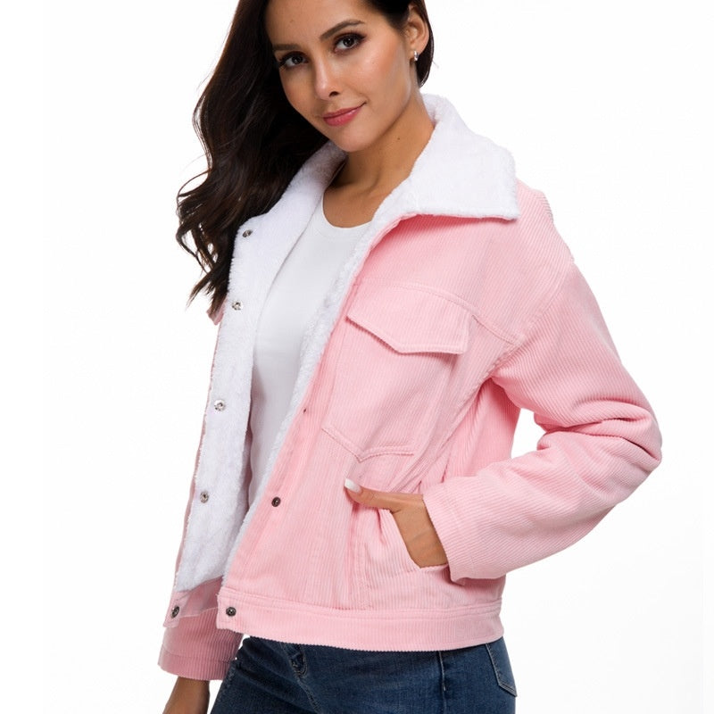 Vangull Herbst Cordjacke Damen