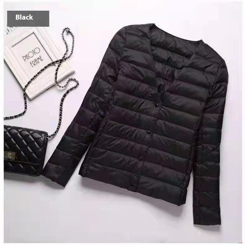 Women's Thin Liner Down Jacket Inner And Outer Coat