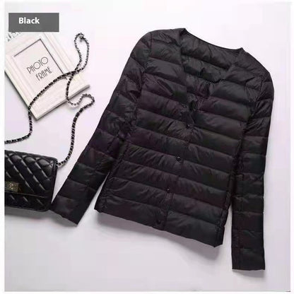 Women's Thin Liner Down Jacket Inner And Outer Coat