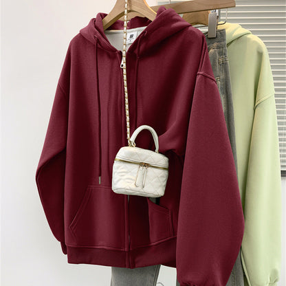 Women's Cotton Hooded Sweater Spring And Autumn