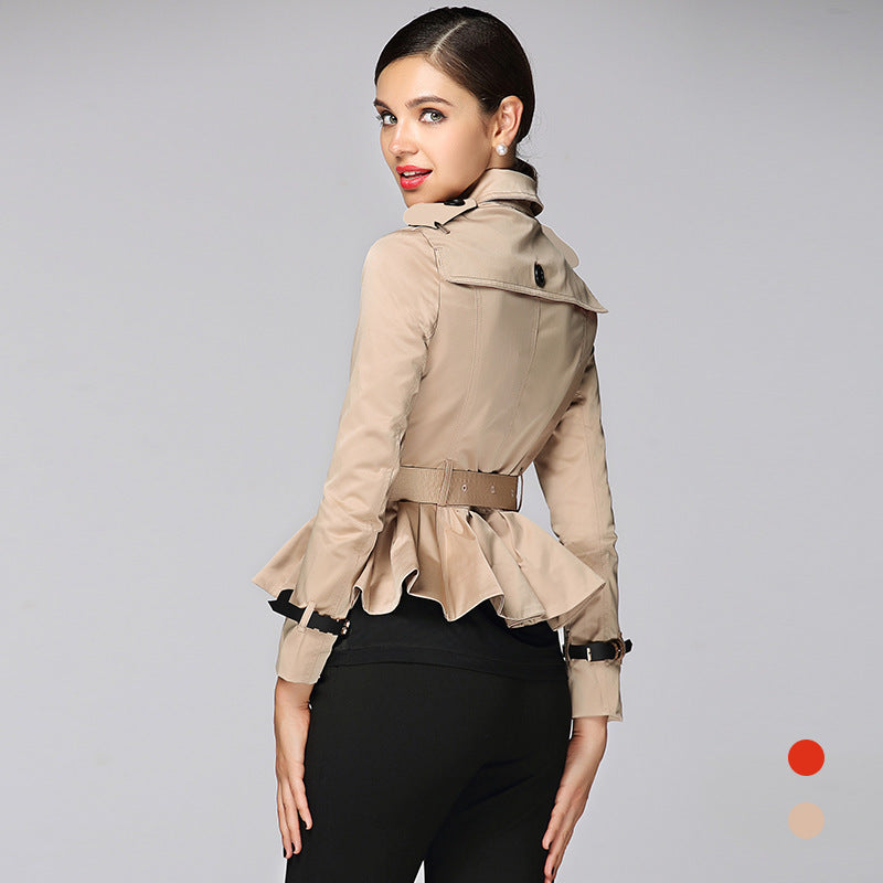 chemisier court manteau femme