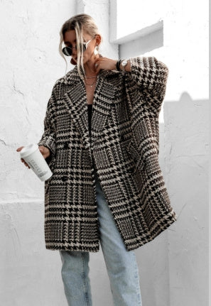 Autumn And Winter New Thickened Woolen Coat