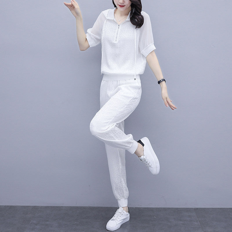 Women's Younger Fashion Two-piece Sports Suit