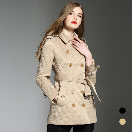 Manteau long femme en coton 