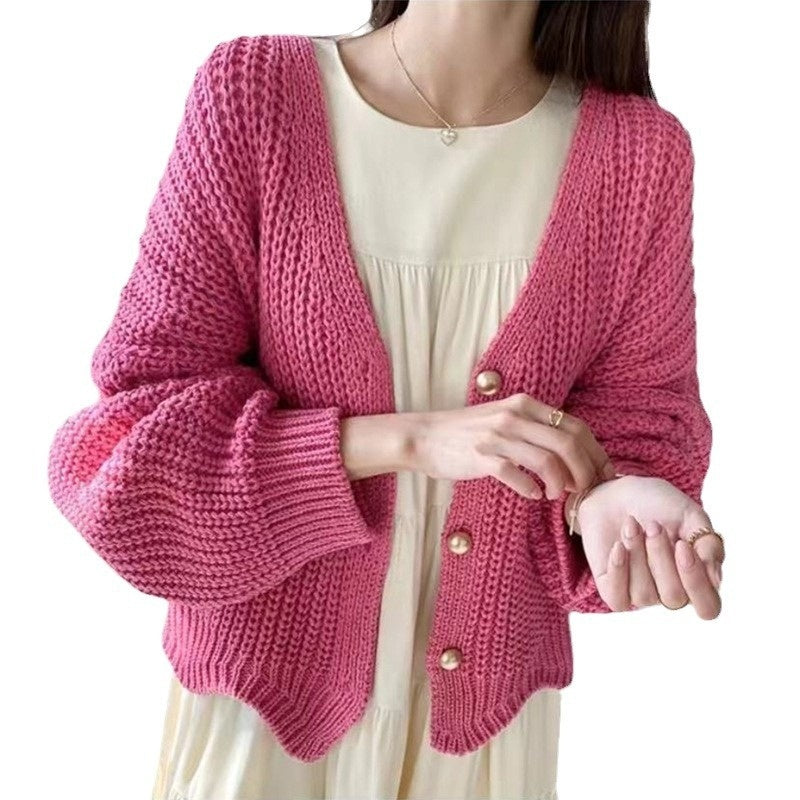 Pull Cardigan Automne Et Hiver Nouveau Pull Minceur Ample