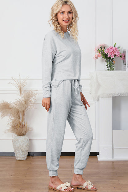 Long Sleeve Pullover and Jogger Pants Lounge Set