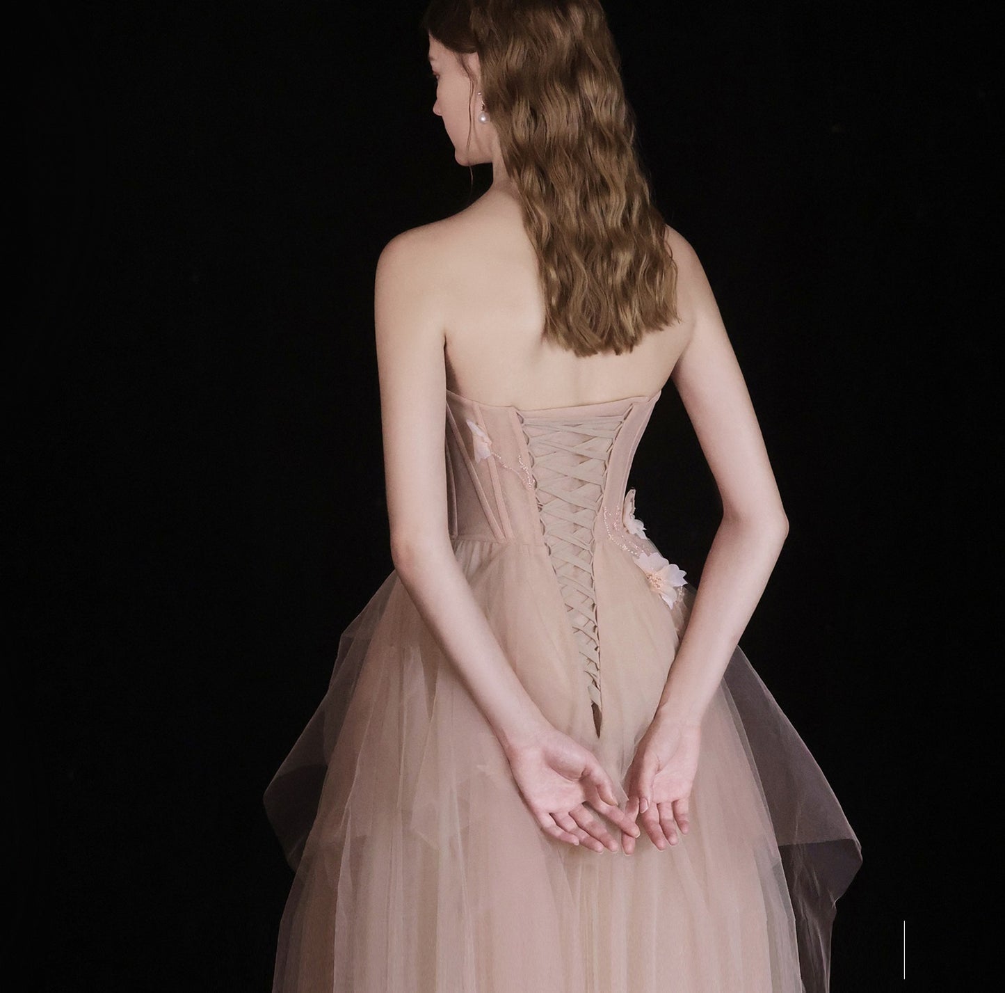 Robe à fleurs pour dîner de mariage, haut tubulaire, pour femmes